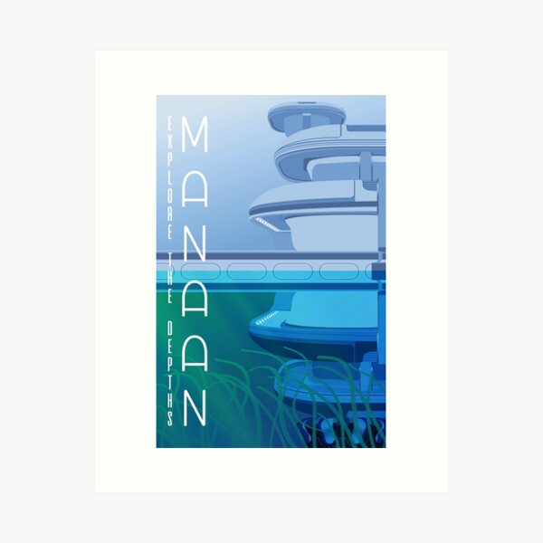 Vista previa del artículo con la obra «Viajes: Manaan (inglés)», diseñado y vendido por plumblood.