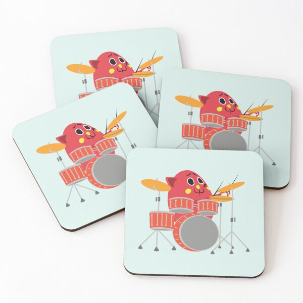 Item preview, Nyango Star Drumset Nyango lover    designed and sold by M0gPrint.