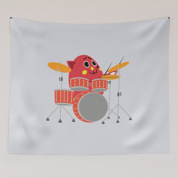 Item preview, Nyango Star Drumset Nyango lover    designed and sold by M0gPrint.