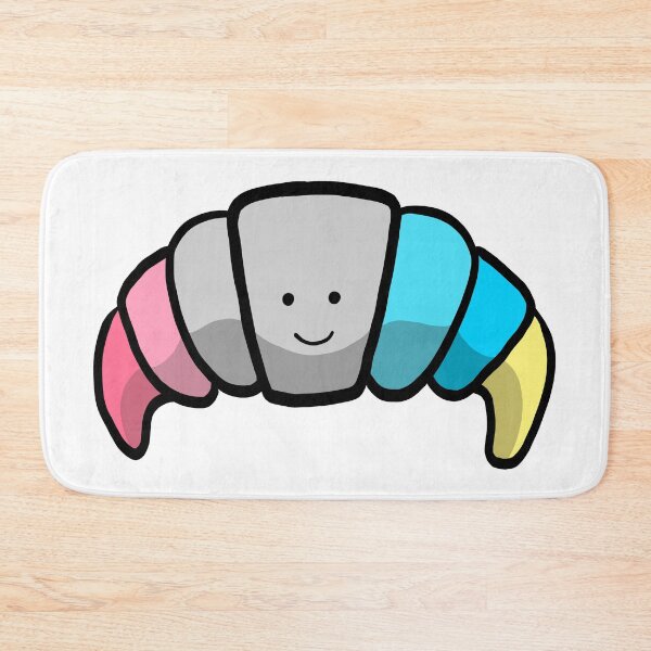 Item preview, Happy Genderflux Pride Croissant designed and sold by CJ Vanderbeek.