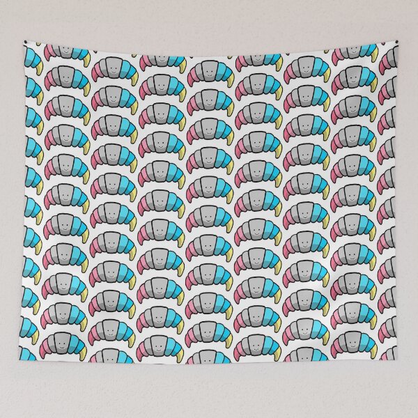 Item preview, Happy Genderflux Pride Croissant designed and sold by CJ Vanderbeek.