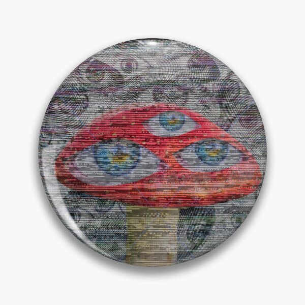 Item preview, Weirdcore Aesthetics Glitchcore Mushroom Eyes designed and sold by ghost888.