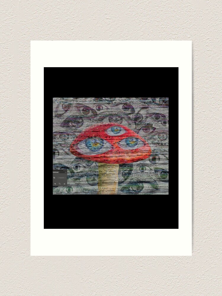 Mushroom Weirdcore Dreamcore Eye Girl  Poster for Sale by ghost888