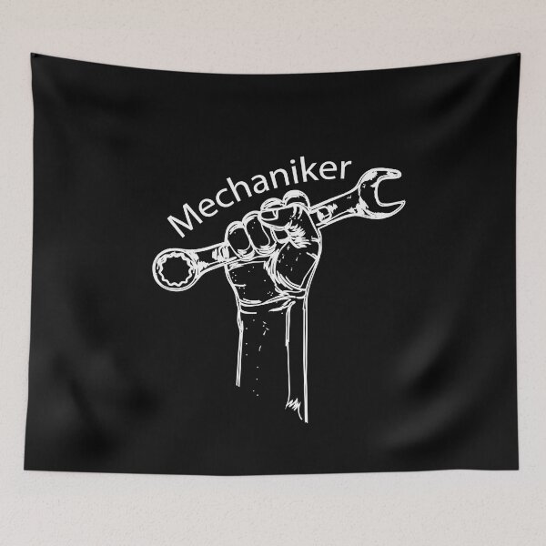 Item preview, Mechaniker mit einem Schraubenschlüssel designed and sold by Genali.