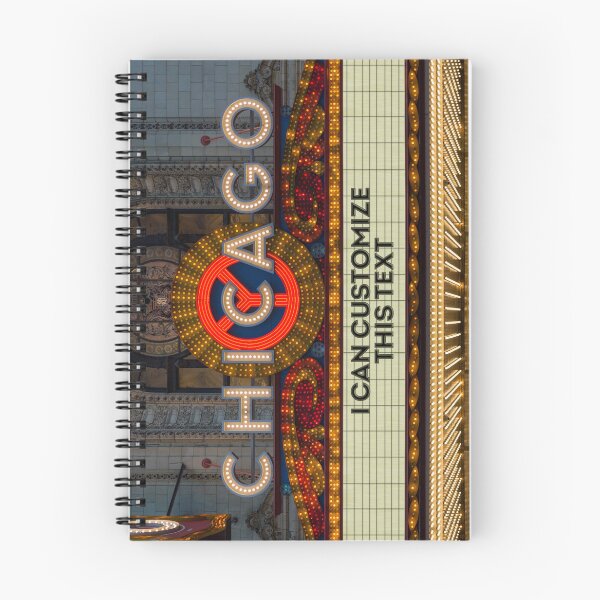 Item preview, Customizable Chicago Theatre Marquee at Night designed and sold by Enzwell.