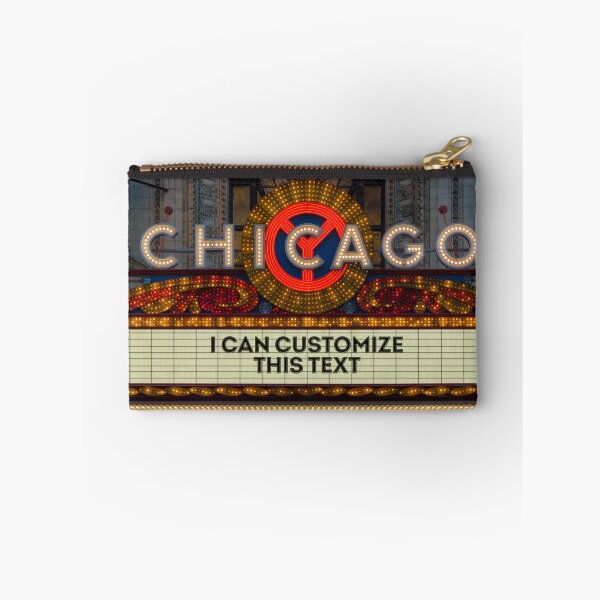 Item preview, Customizable Chicago Theatre Marquee at Night designed and sold by Enzwell.