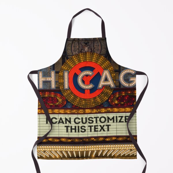 Item preview, Customizable Chicago Theatre Marquee at Night designed and sold by Enzwell.