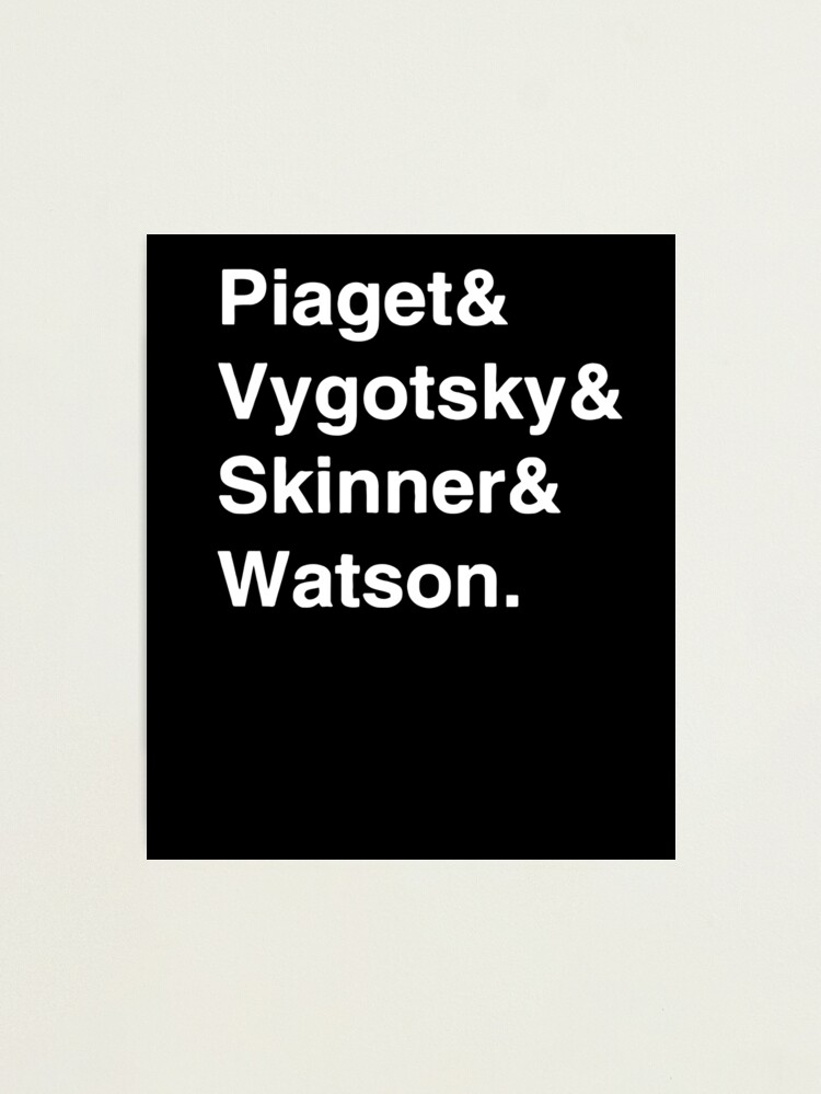 Piaget skinner best sale