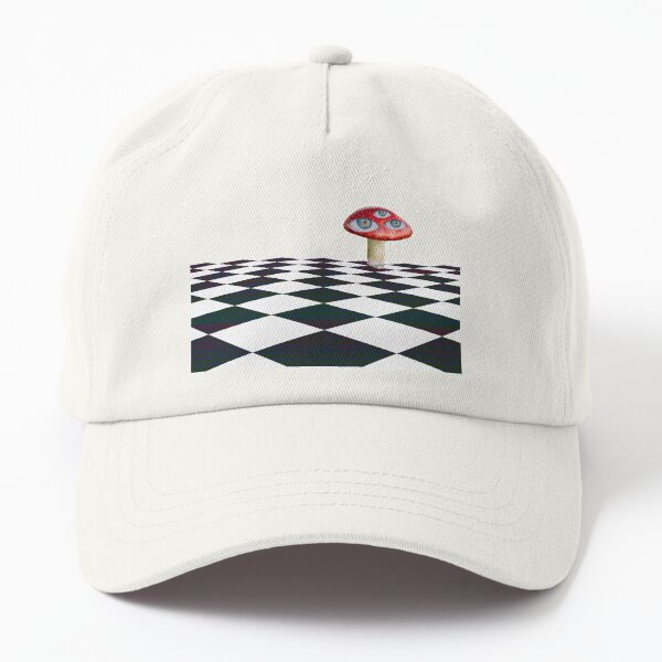 Weirdcore Aesthetic Mushroom Eyes Trucker Cap