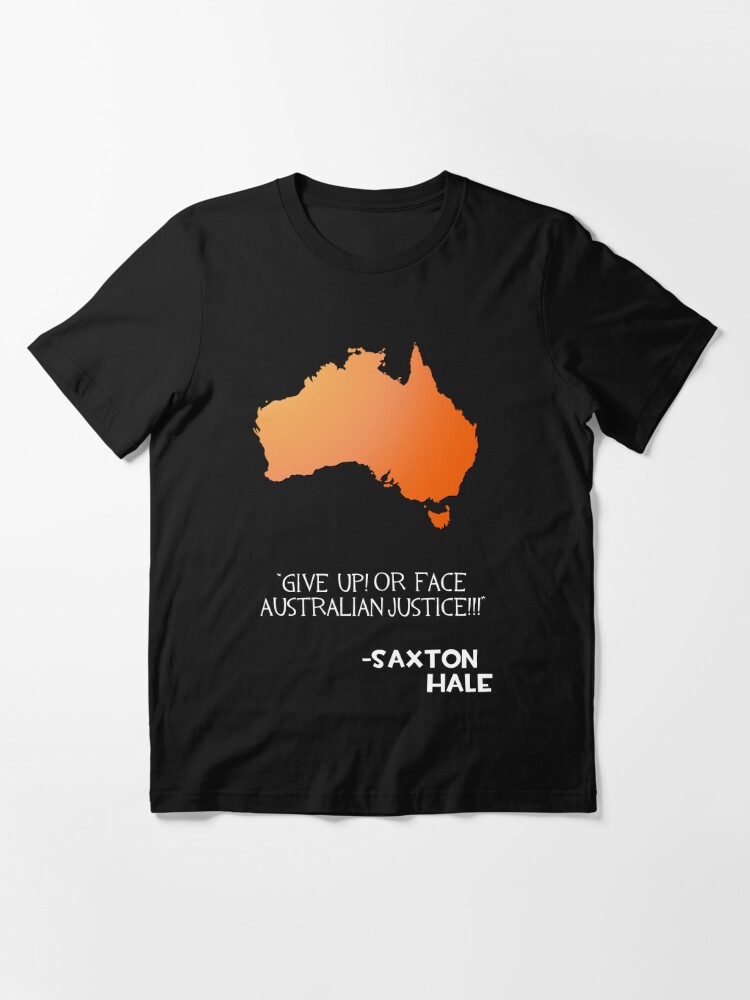 Saxton Hale Quote T Shirt By Thenothin10 Redbubble - roblox tf2 engineer shirt