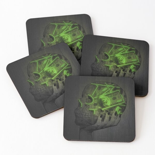 Item preview, Neon Money Skull  designed and sold by SuccessHunters.