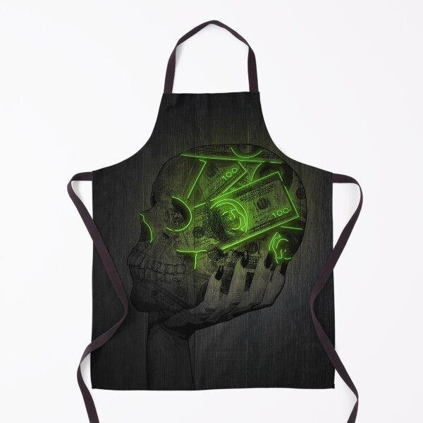 Item preview, Neon Money Skull designed and sold by SuccessHunters.