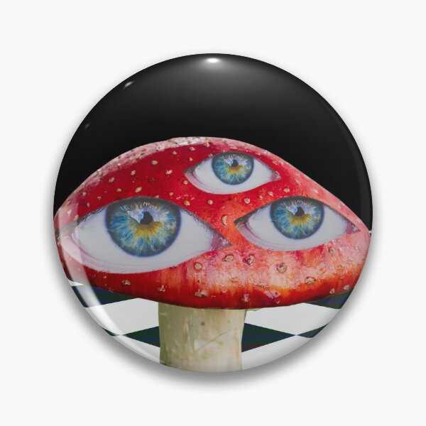 Item preview, Dreamcore Weirdcore Aesthetics Mushroom Eyes Checker Floor V2  designed and sold by ghost888.