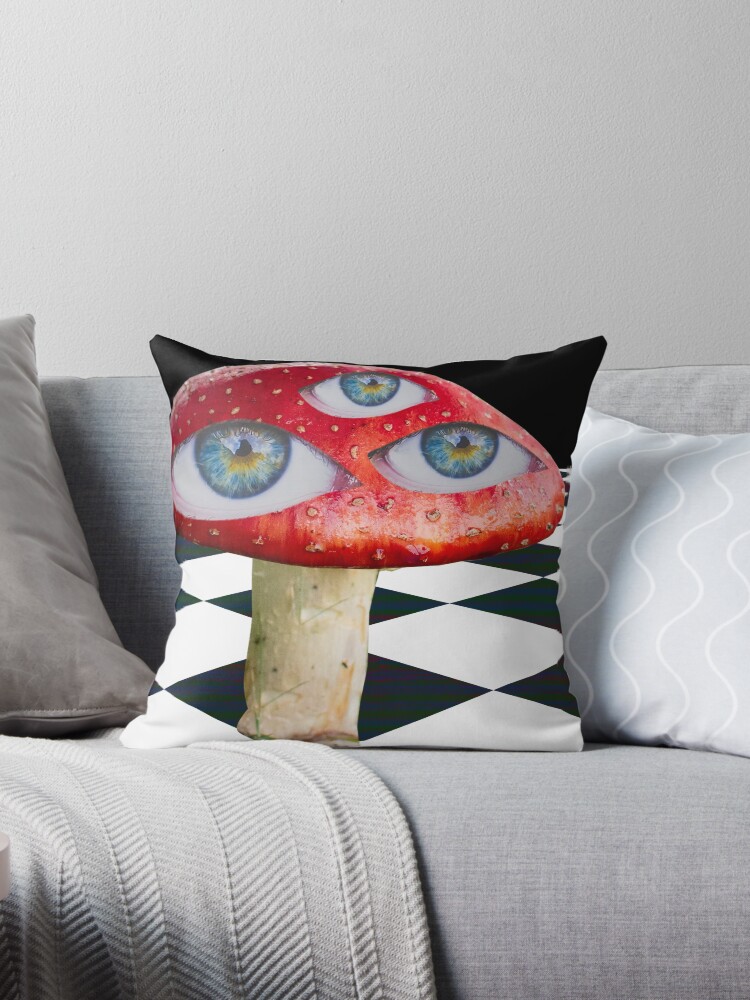 Mushroom Weirdcore Dreamcore Eye Girl | Art Board Print