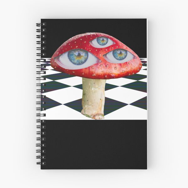 Item preview, Dreamcore Weirdcore Aesthetics Mushroom Eyes Checker Floor V2  designed and sold by ghost888.