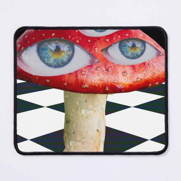 Item preview, Dreamcore Weirdcore Aesthetics Mushroom Eyes Checker Floor V2  designed and sold by ghost888.