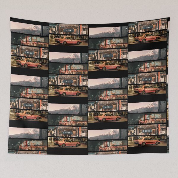 Item preview, Aesthetic Style Vaporwave Japan 80S 90S Tokyo Osaka Street designed and sold by Seth Shiver.