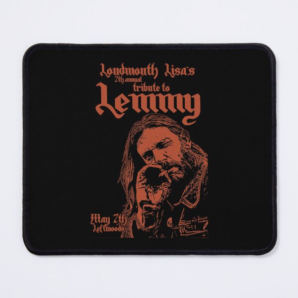 Item preview, 7th Annual Lemmy Tribute orange on black designed and sold by Bell Watsica.
