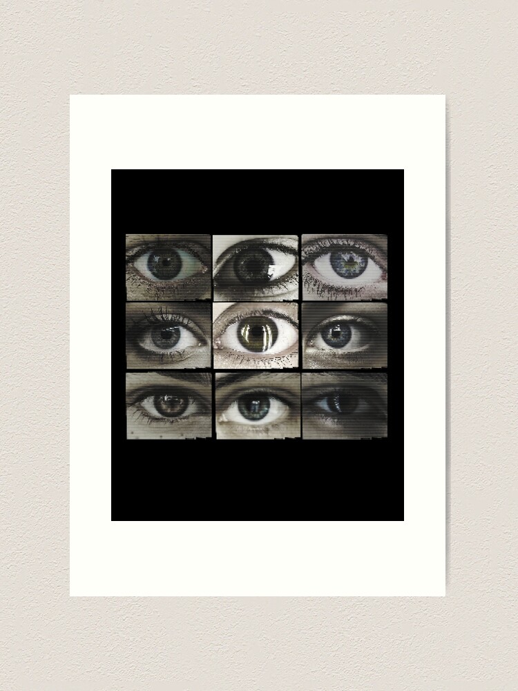 Dreamcore Weirdcore Aesthetics All Seeing Eyes V1 | Art Board Print