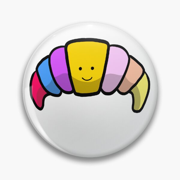 Item preview, Happy Pangender Pride Croissant designed and sold by CJ Vanderbeek.