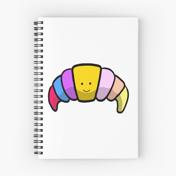 Item preview, Happy Pangender Pride Croissant designed and sold by CJ Vanderbeek.