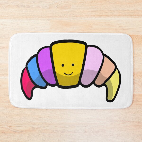 Item preview, Happy Pangender Pride Croissant designed and sold by CJ Vanderbeek.