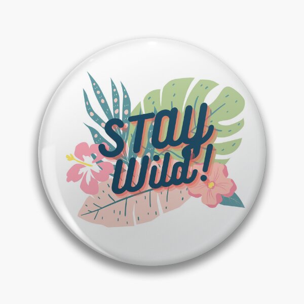 Item preview, Stay Wild - Tropical Adventure Wanderlust Graphic designed and sold by mann-doodles.
