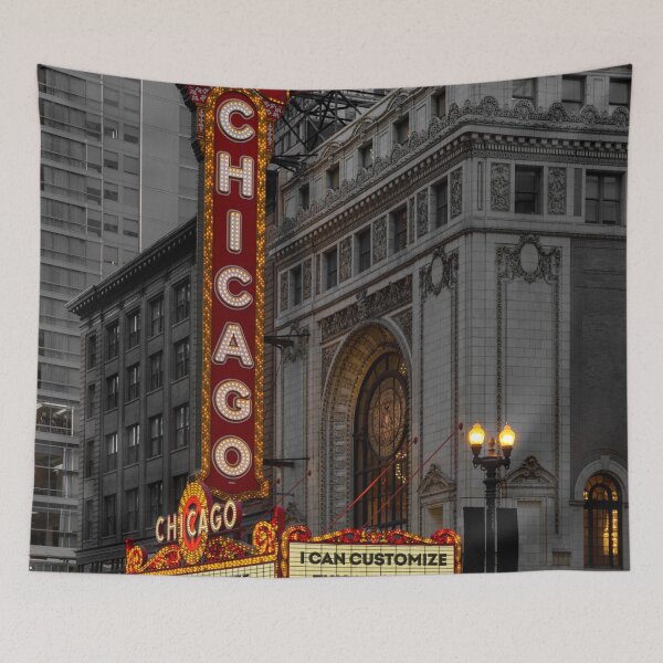 Item preview, Chicago Theatre Customizable Marquee designed and sold by Enzwell.
