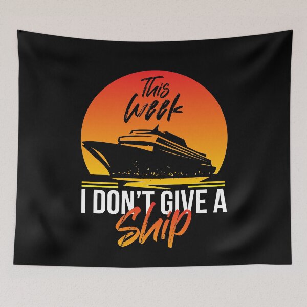 Item preview, I Dont Give A Ship Cruise Ship designed and sold by MooonTees.