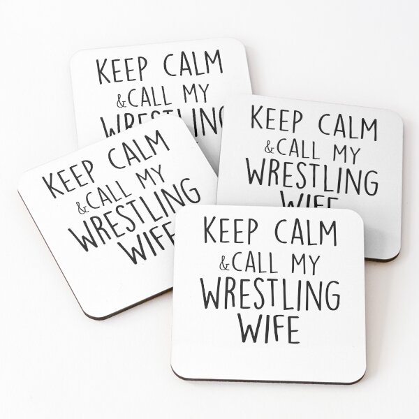 Item preview, Keep Calm & Call My Wrestling Wife Mothers Day Birthday Funny Wife designed and sold by EasyPrintGift.