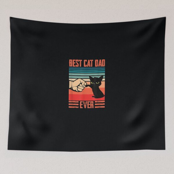 Item preview, Vintage Best Cat Dad Ever Bump Fit Design for the Best designed and sold by DeannaMarks.