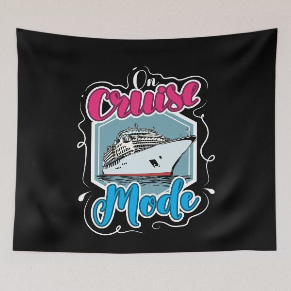 Item preview, On Cruise Mode Cruise Ship designed and sold by MooonTees.