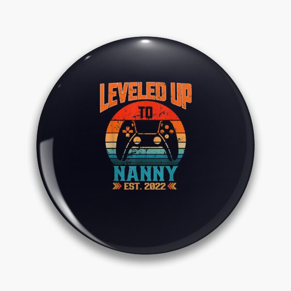 Item preview, Vintage Retro Gamer Leveled Up To New Nanny Est. 2022 designed and sold by DeannaMarks.