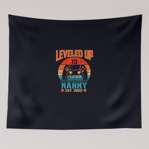 Item preview, Vintage Retro Gamer Leveled Up To New Nanny Est. 2022 designed and sold by DeannaMarks.