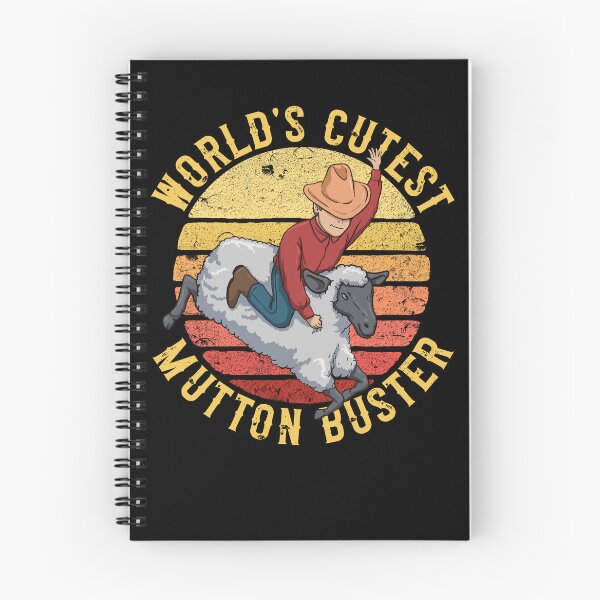Item preview, World's Cutest Mutton Buster Retro Rodeo Kids Sheep Riding Gear designed and sold by DynamicDesign.