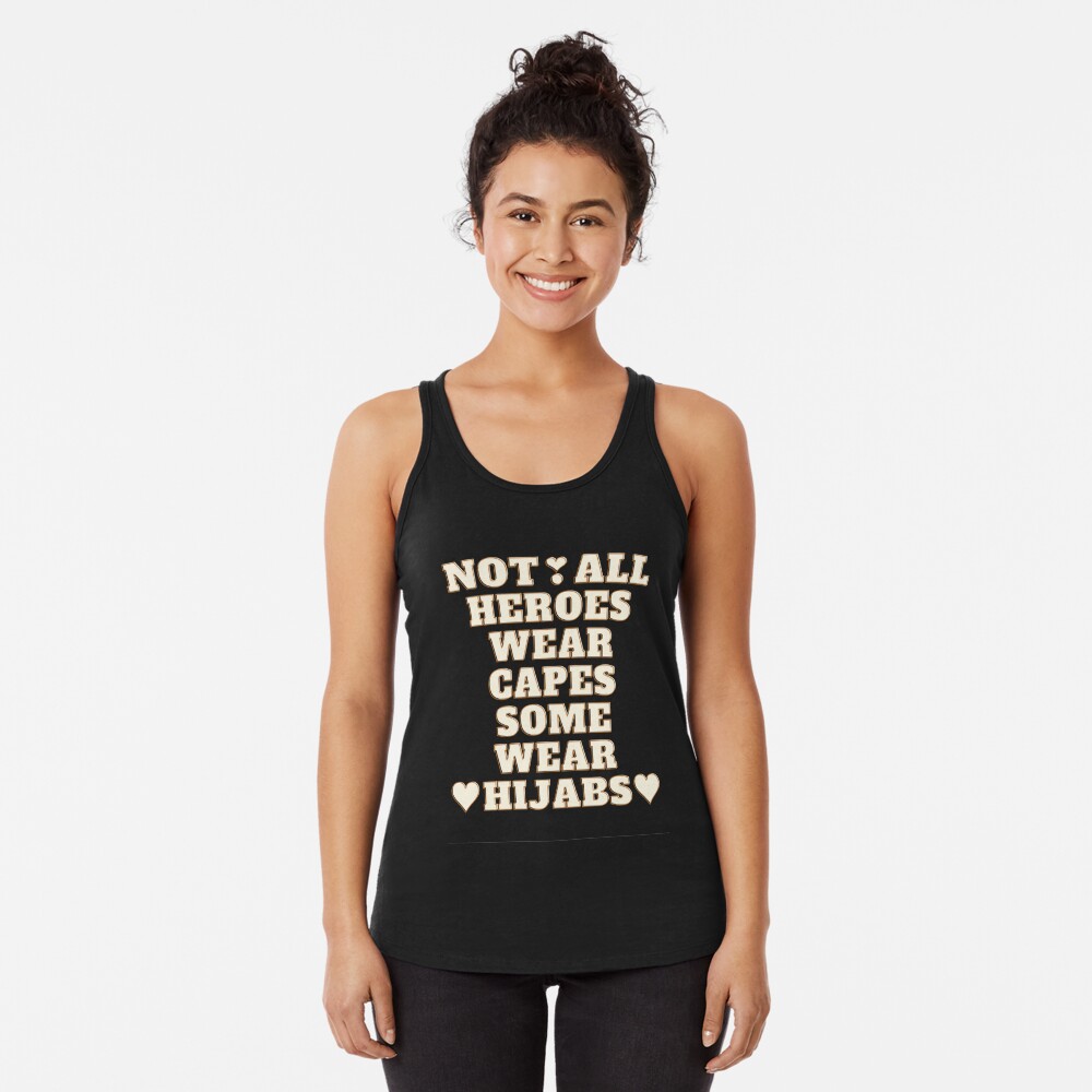 Not All Heroes Wear Capes Some Wear Yoga Pants Women's Graphic Printed  Sleeveless Muscle Tank Top