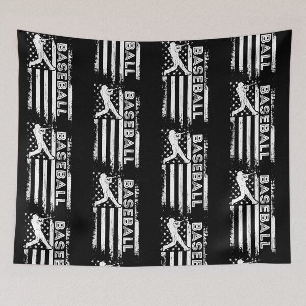 Item preview, American Flag Baseball Apparel - Vintage Baseball designed and sold by Seth Shiver.
