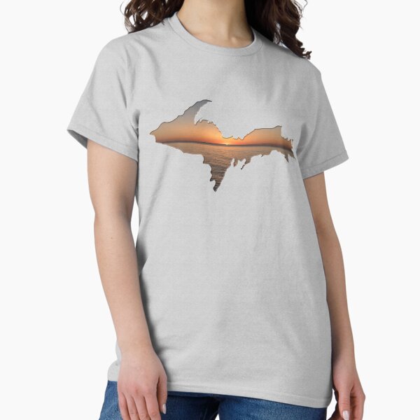 Vista previa del artículo con la obra «PENÍNSULA SUPERIOR - ARRIBA Amanecer en el lago Michigan Yooper 906», diseñado y vendido por lmaoshop.