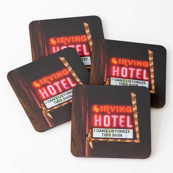 Item preview, Customizable Neon Irving Hotel Sign designed and sold by Enzwell.