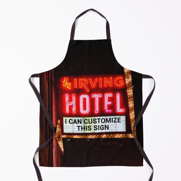 Item preview, Customizable Neon Irving Hotel Sign designed and sold by Enzwell.