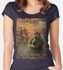 Outlander collage Women's Fitted Scoop T-Shirt