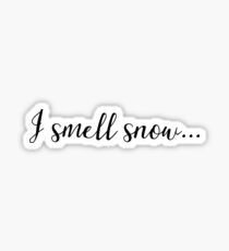 I smell snow - Gilmore Girls Sticker