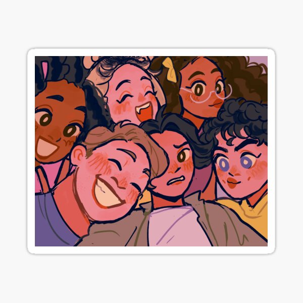 Paris gang selfie time! (HEARTSTOPPER) Sticker