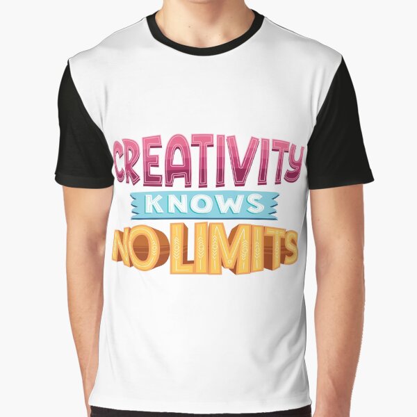 Item preview, Creativity Knows No Limits famous design lettering for Classic T-Shirts designed and sold by ougraz24.