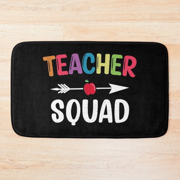 Item preview, Teacher Squad colorful typography with apple and pencil for back to school presents  designed and sold by Majesticoo.