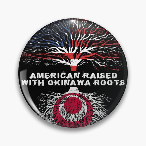 Item preview, American Raised With Okinawan Japanese Roots Okinawa Japan designed and sold by Seth Shiver.