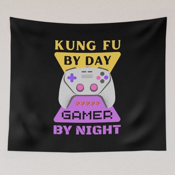 Item preview, Kung Fu by Day Gamer by Night designed and sold by 9N20.