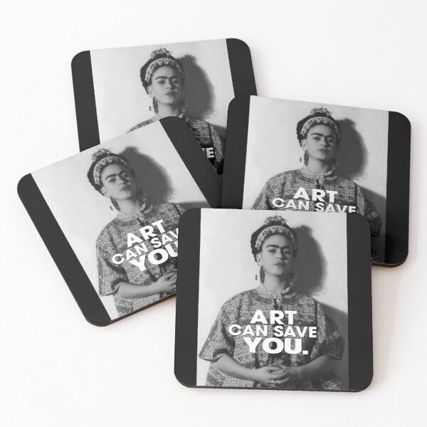 Item preview, Art can save you Frida kahlo art flower gift for fans designed and sold by FanniPapp.