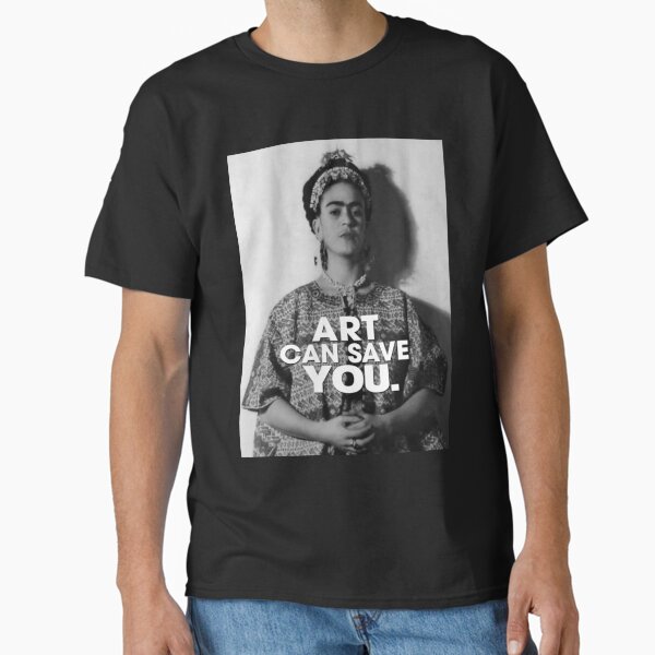 Artikel-Vorschau von Kunst kann dich retten Frida Kahlo Kunst Blumengeschenk für Fans, designt und verkauft von FanniPapp.