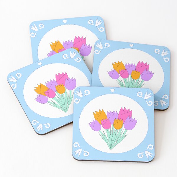 Item preview, Tulips tile designed and sold by PolenePol.